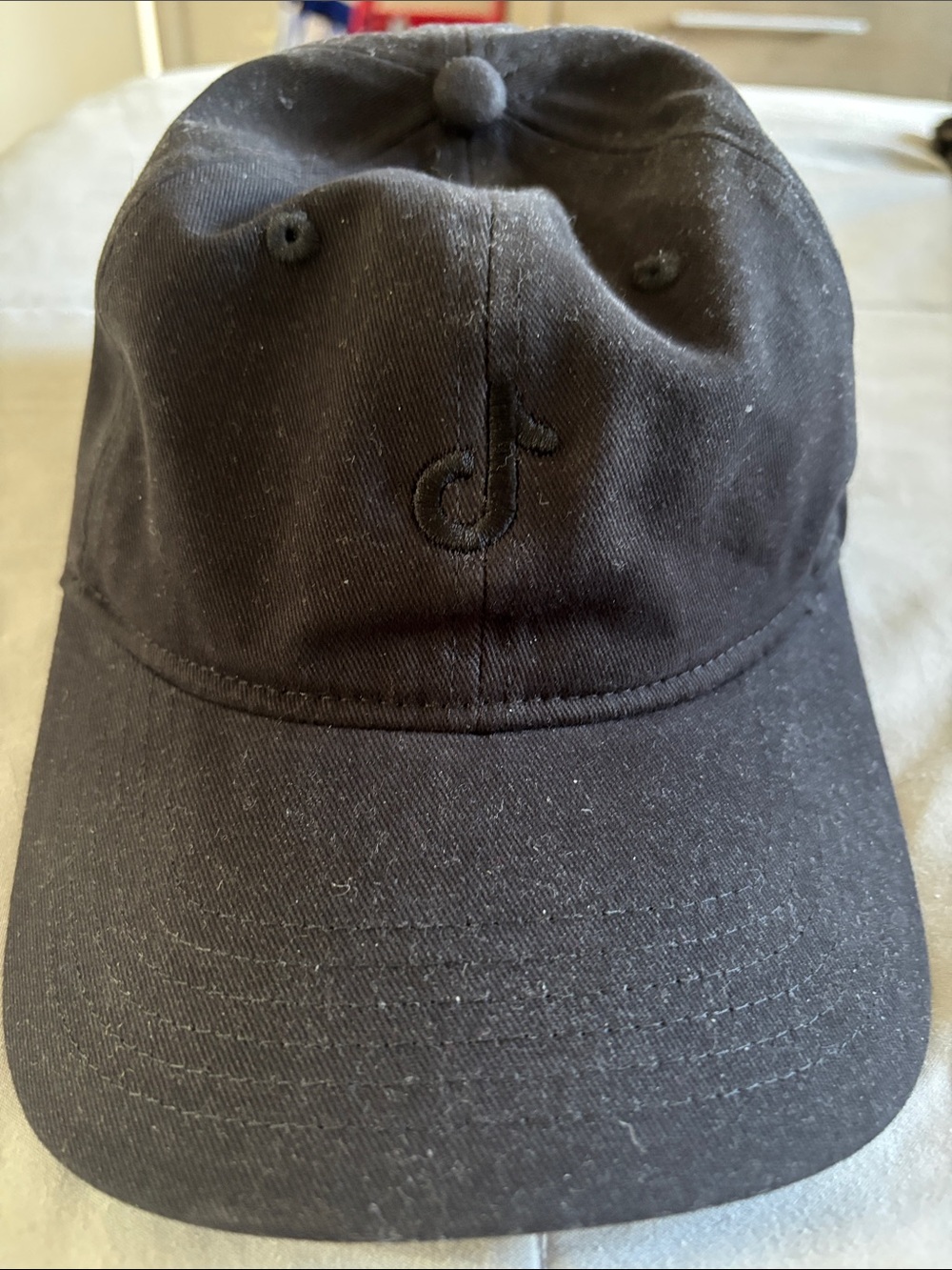 TikTok Logo Embroidered Baseball Cap Hat